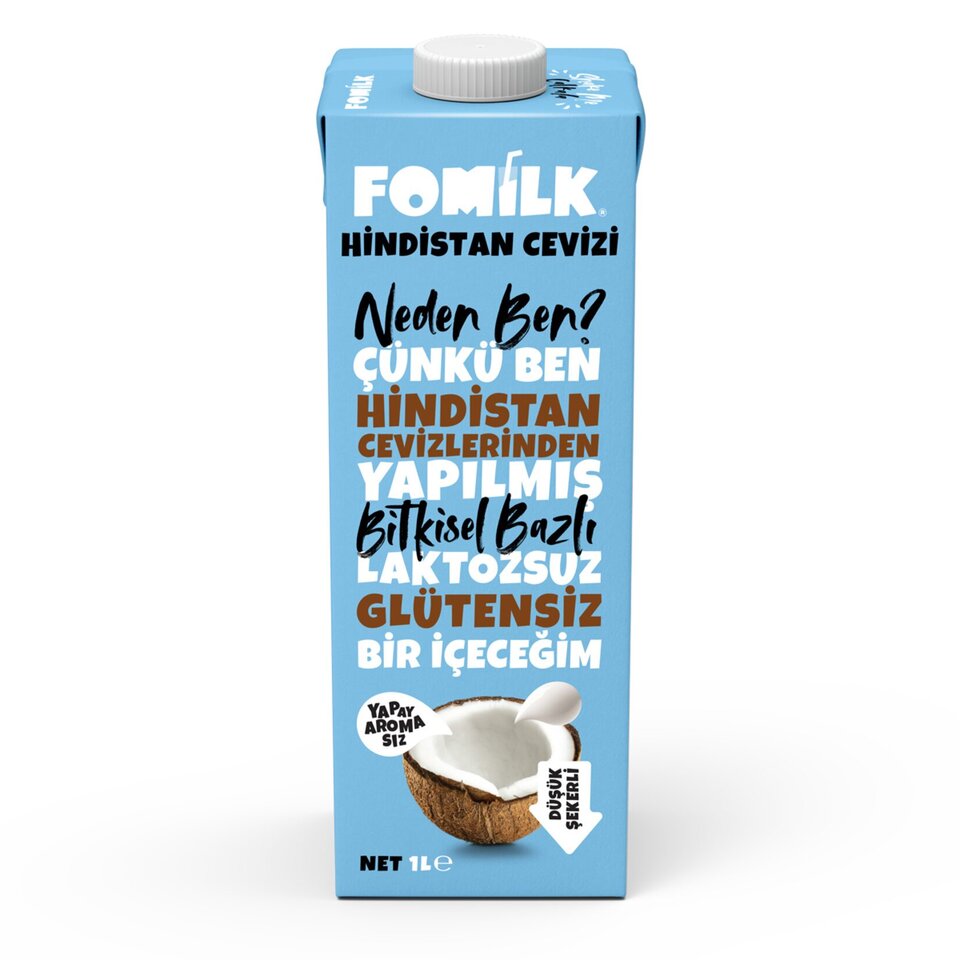 FOMİLK HİNDİSTAN CEVİZİ SÜTÜ 1 LT